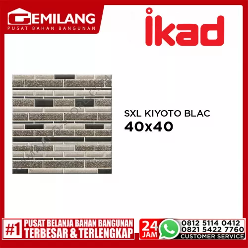 IKAD SXL KIYOTO BLACK 40 x 40