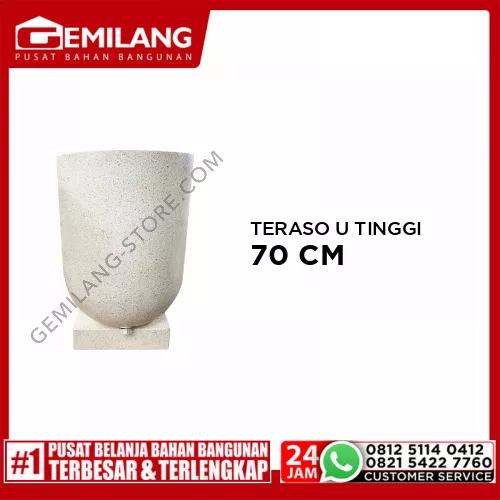 BAK TERASO U TINGGI 70cm
