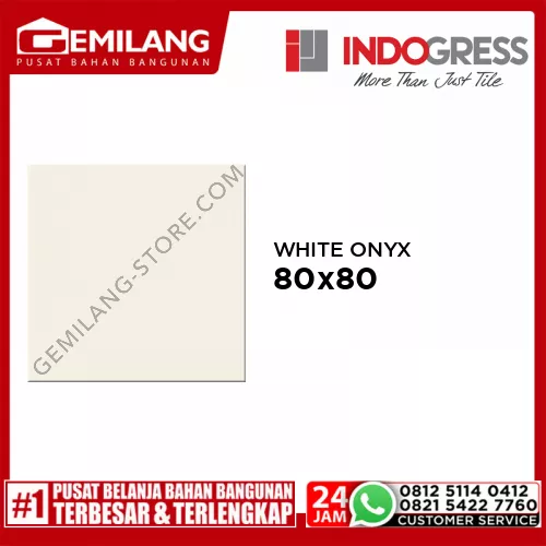 INDOGRESS GRANIT WHITE ONYX 80 x 80