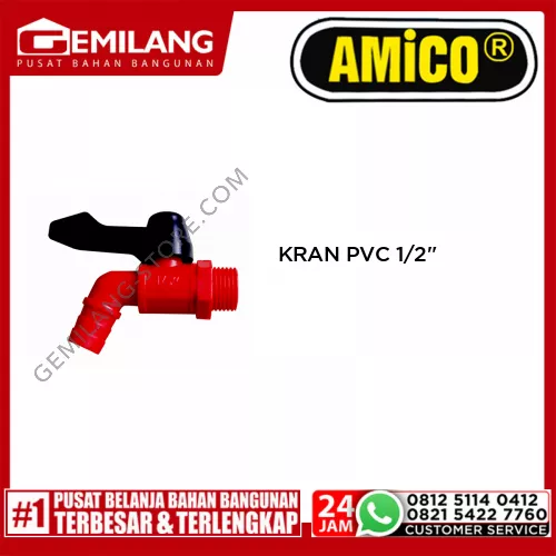 AMICO KRAN PVC 1/2inch /pc