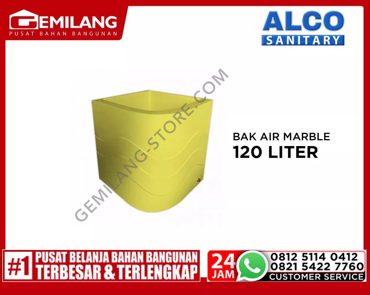 ALCO BAK AIR MARBLE AVANTGRD YELLOW 120 L