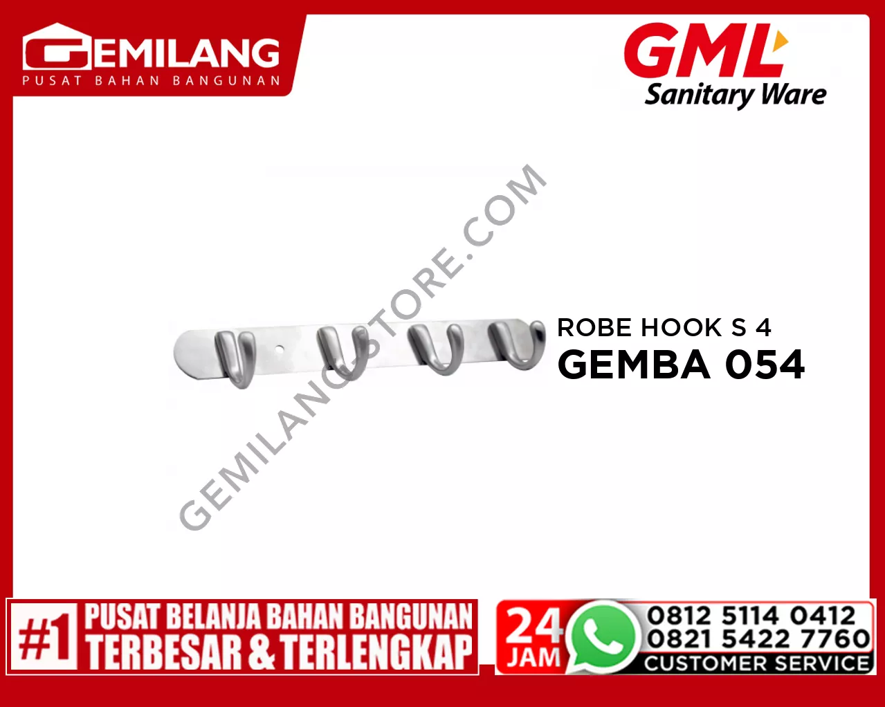 GML ROBE HOOK S 4 GEMBA 054