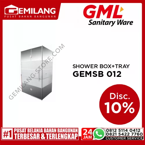 GML SHOWER BOX GEMSB 012 + TRAY