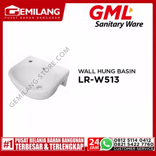 GML WASTAFEL WALL HUNG BASIN LR-W513