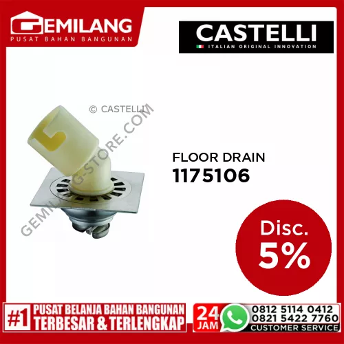 CASTELLI WASHING MACHINE FLOOR DRAIN 1175106