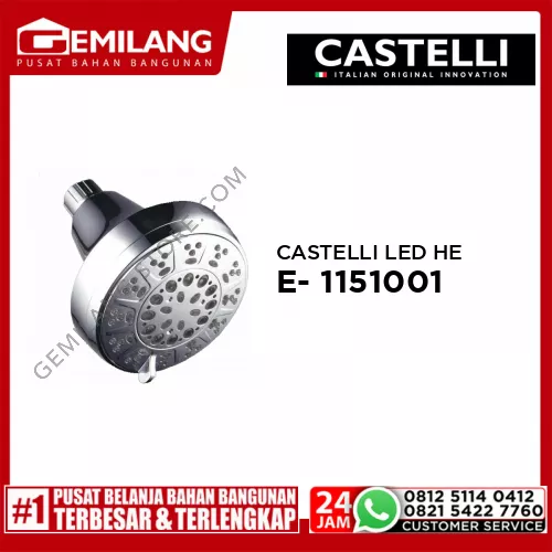 CASTELLI LED HEAD SHOWER LE- 1151001