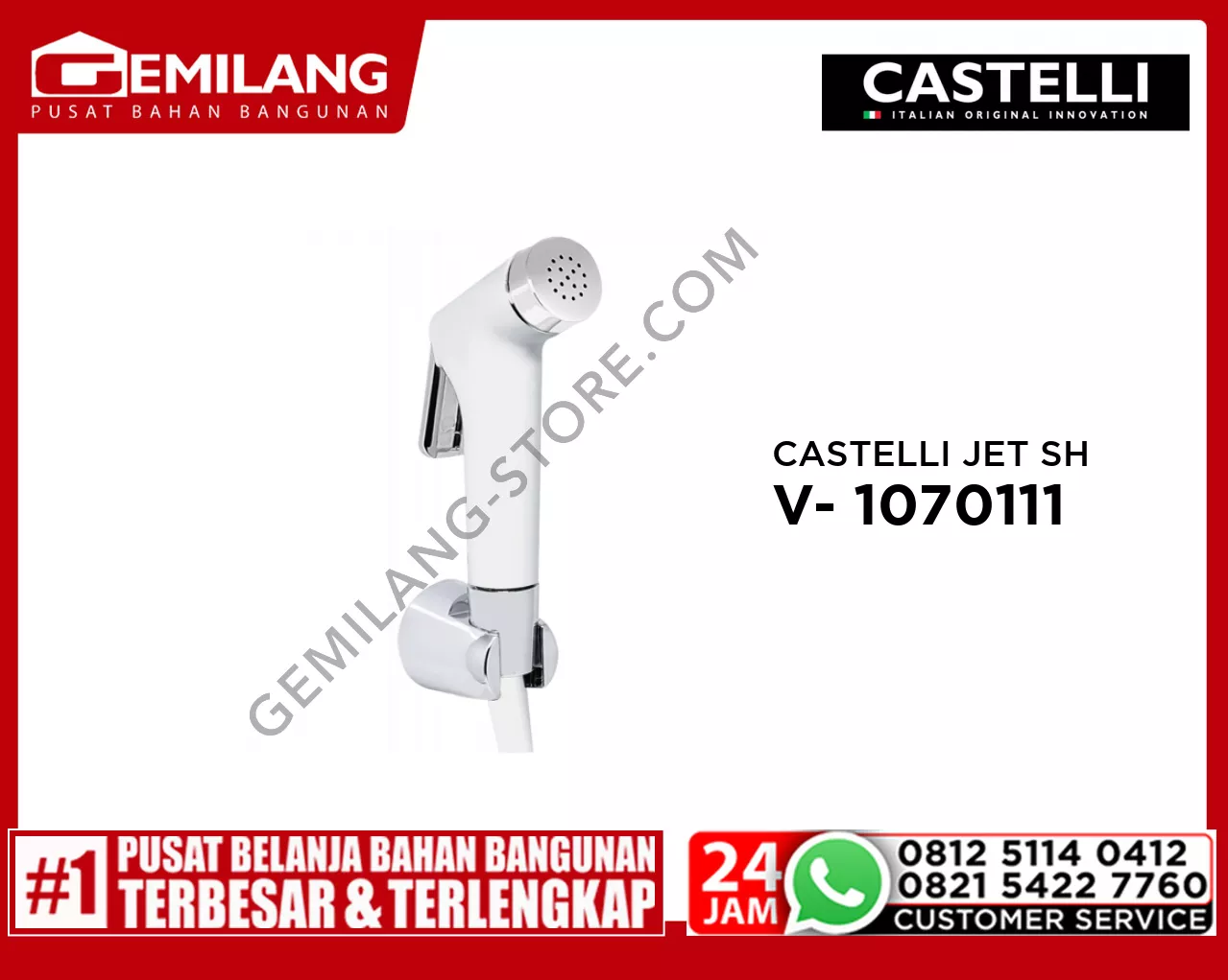 CASTELLI JET SHOWER IVORY IV- 1070111