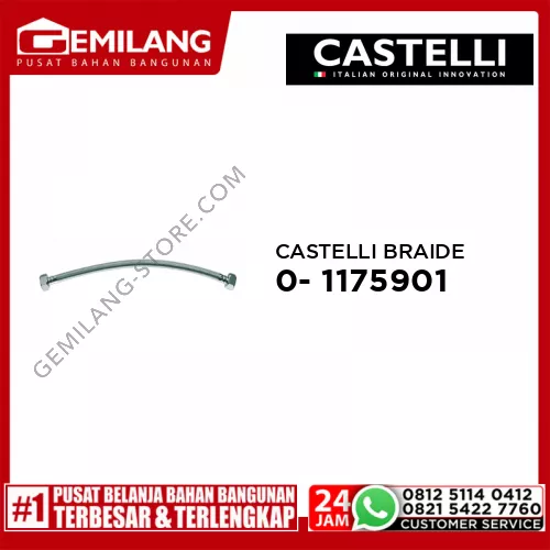 CASTELLI BRAIDED FLEXIBLE HOSE 800MM 80- 1175901