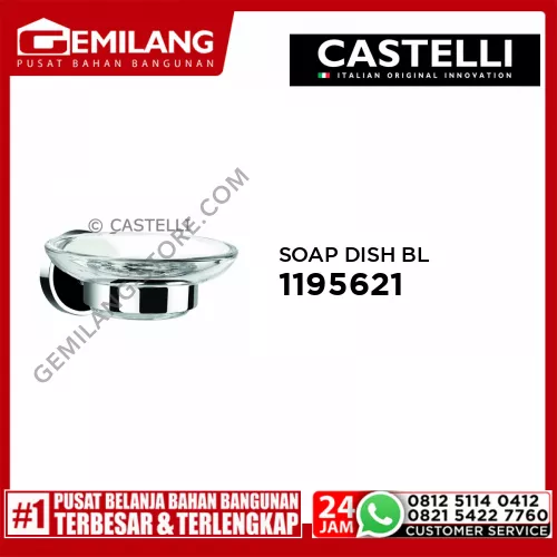 CASTELLI SOAP DISH BL- 1195621