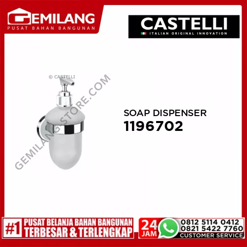 CASTELLI SOAP DISPENSER WH- 1196702