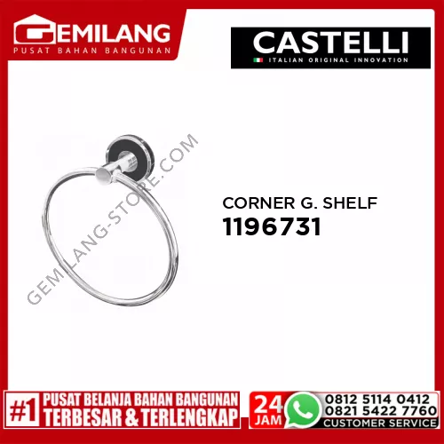 CASTELLI TOWEL RING BL- 1196721