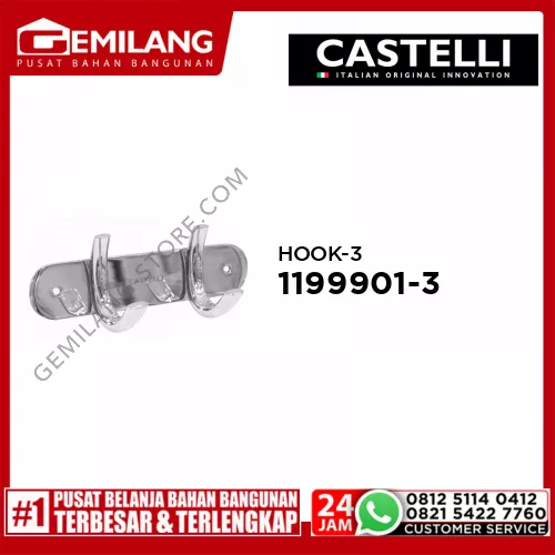 CASTELLI HOOK-2 138 x 45 x 52mm 1199901-02
