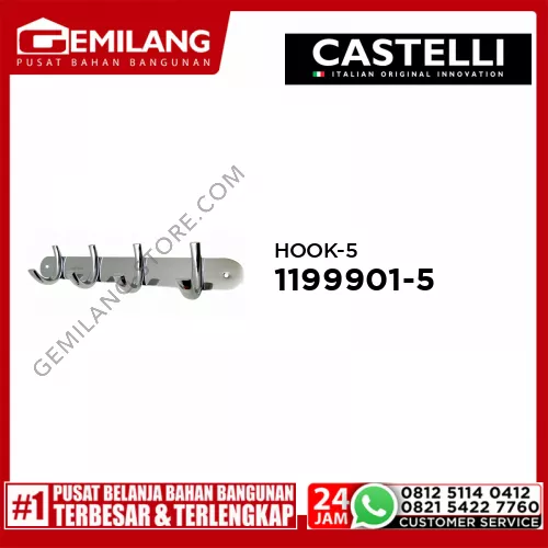 CASTELLI HOOK-4 258 x 45 x 52mm 1199901-04