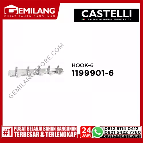 CASTELLI HOOK-5 318 x 45 x 52mm 1199901-05