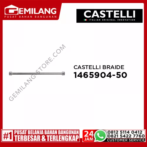 CASTELLI BRAIDED FLEXIBLE HOSE 500mm 1465904-50