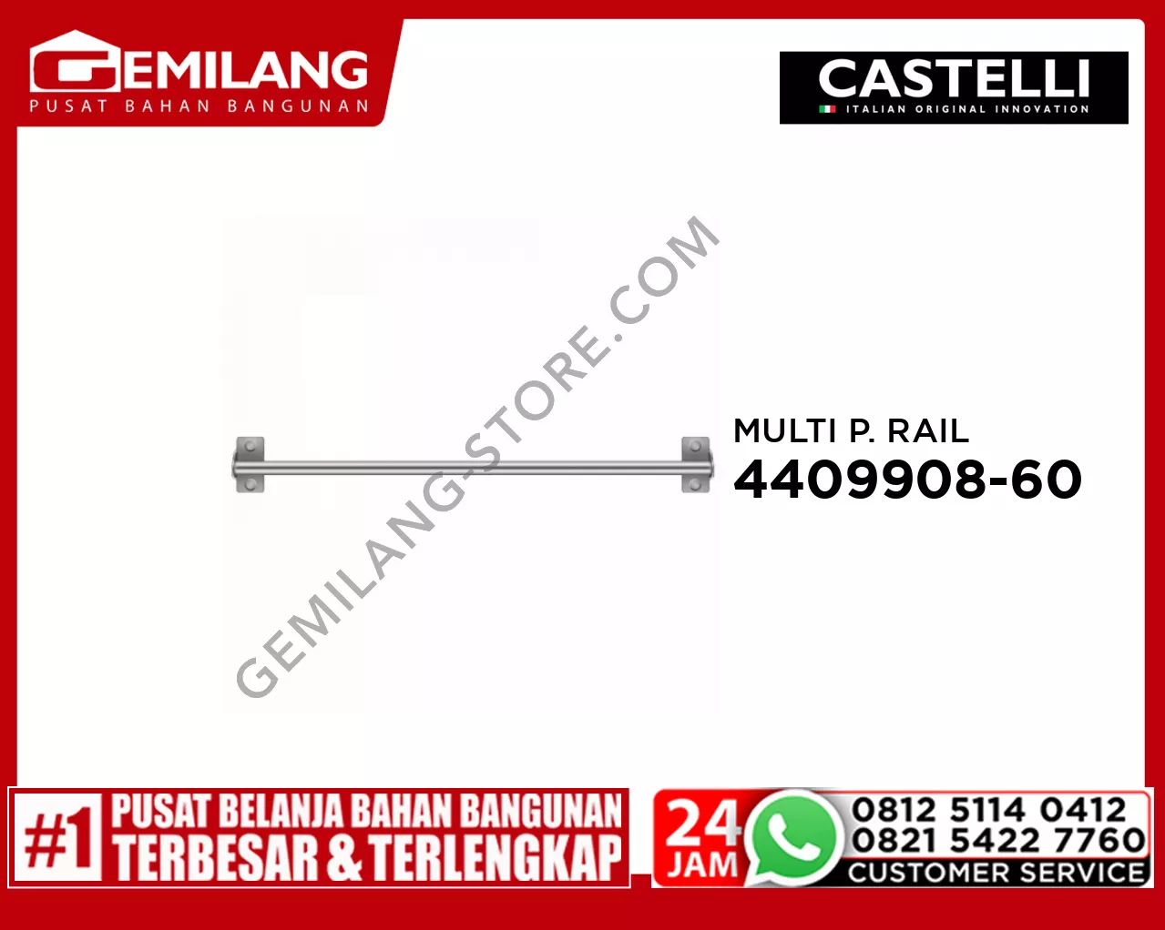 CASTELLI MULTI PURPOSE RAIL 4409908-60