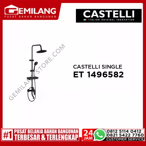 CASTELLI SINGLE HANDLE RAINSHOWER MIXER SET 1496582