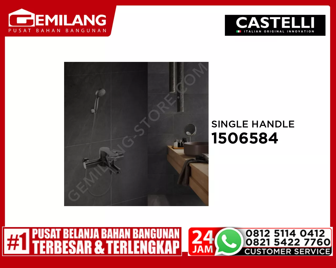 CASTELLI SINGLE HANDLE SHOWER MIXER 1506584