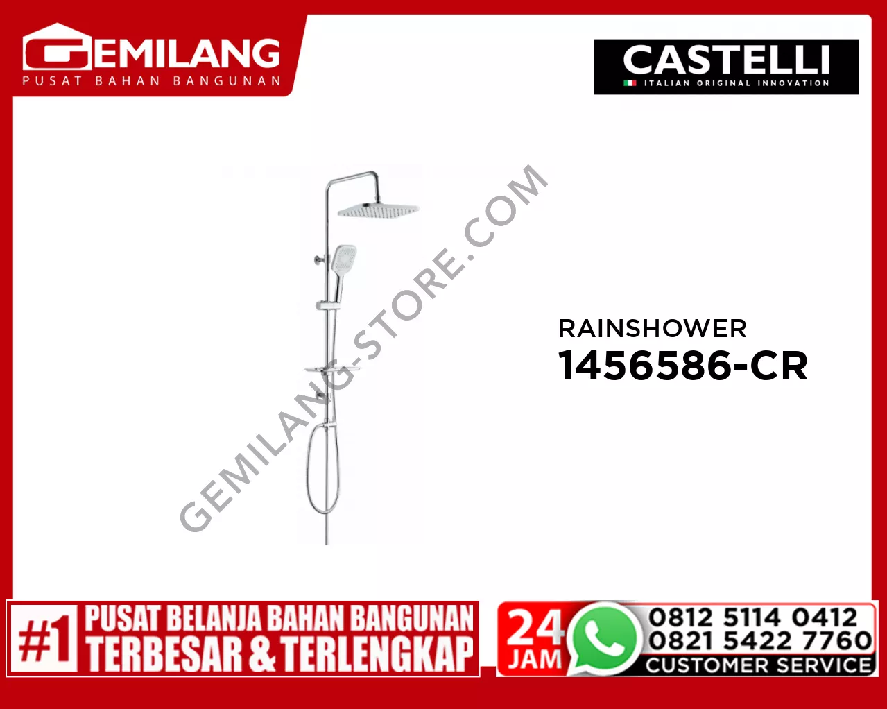 CASTELLI RAINSHOWER SET 1456586-CR
