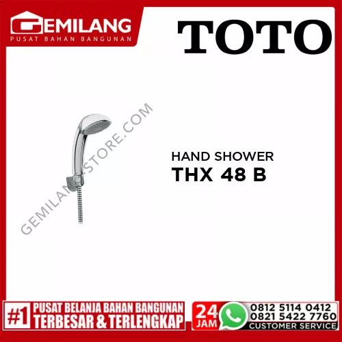 TOTO HAND SHOWER THX 48 B CHROME