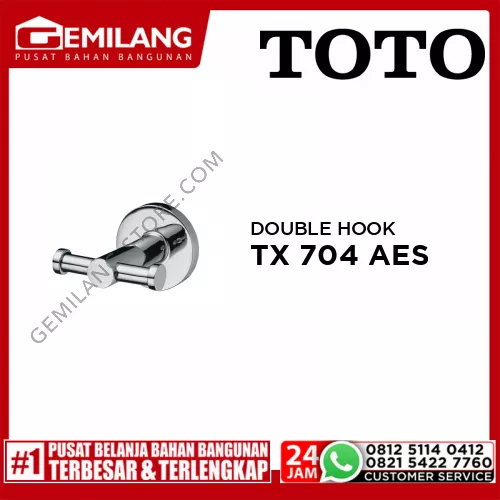 TOTO DOUBLE HOOK TX 704 AES