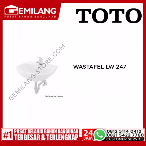 TOTO WASTAFEL LW 247 WHITE