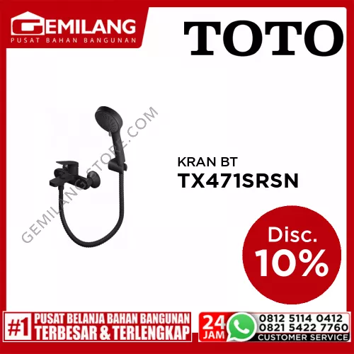 TOTO KRAN BT P/D + SHOWER TX 471 SRSN MATTE BLACK