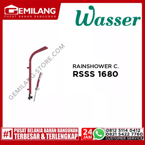 WASSER RAINSHOWER COLUMN SET RSSS 1680 RED