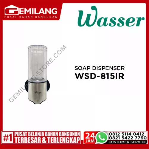 WASSER AUTOMATIC SOAP DISPENSER SINGLE TUBE 500ml WSD-815IR GREY