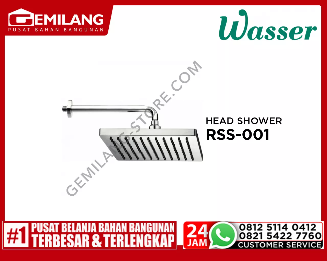 WASSER HEAD SHOWER RSS-001