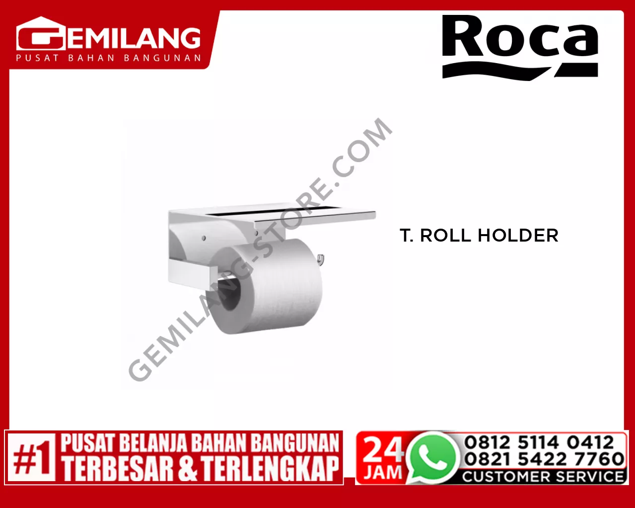 ROCA NUOVA TOILET ROLL HOLDER FRCBR-AC-A817096001