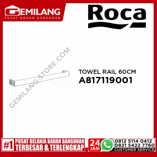 ROCA SELECT TOWEL RAIL 600MM FRCBR-AC-A817090001