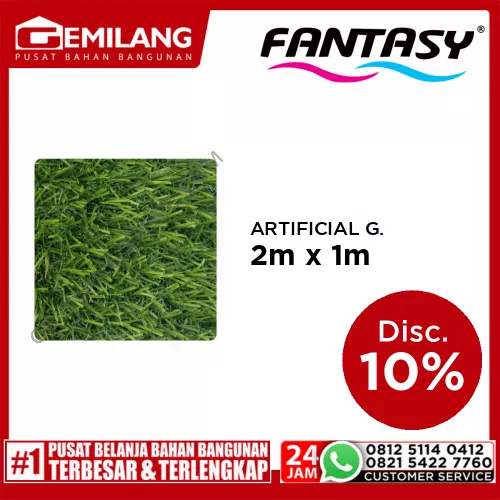 FANTASY ARTIFICIAL GRASS RUBEN  2m x 1m x 15mm