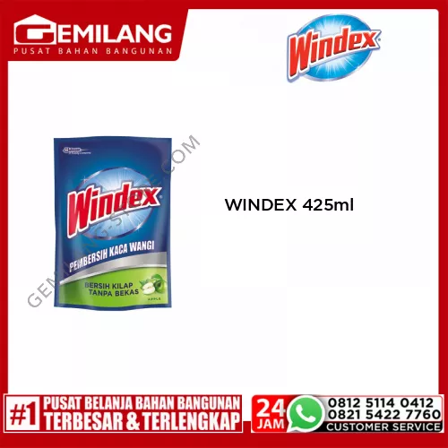 WINDEX APPLE POUCH 425ml