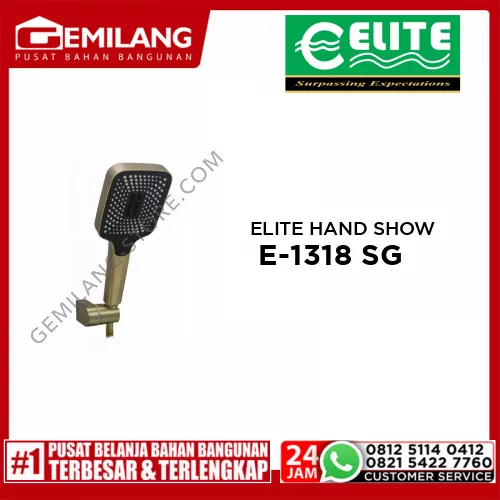 ELITE HAND SHOWER MINIMALIS SET E-1318 SG