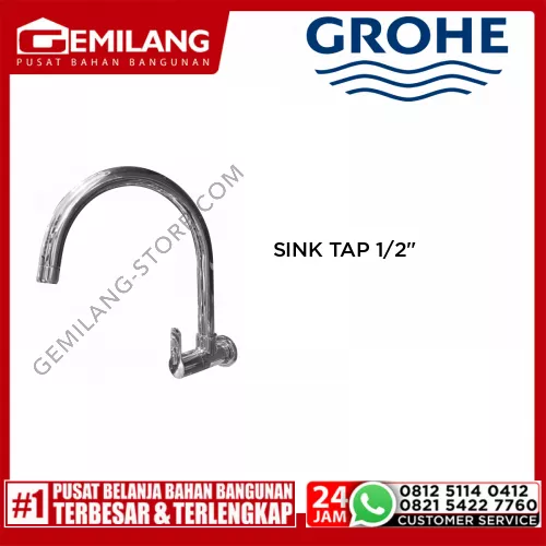 GROHE BAUEDGE SINK TAP 1/2inch 31228000
