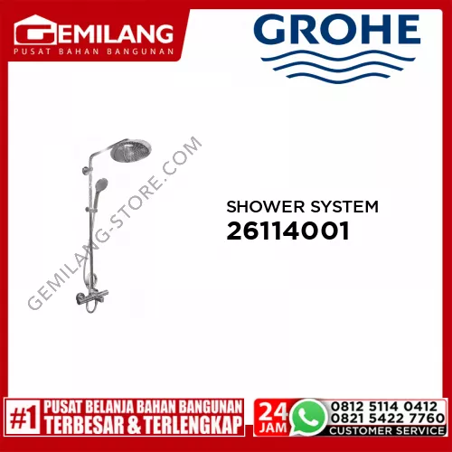 GROHE EUPHORIA SHOWER SYSTEM 260 THM BATH 26114001