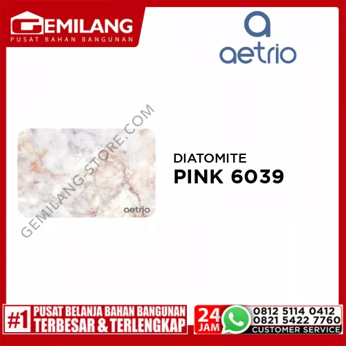 AETRIO DIATOMITE ABSORBENT MATT  PINK MARBLE 6039 60 x 39mm