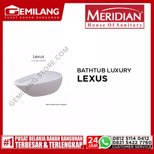 MERIDIAN BATHTUB LUXURY LEXUS