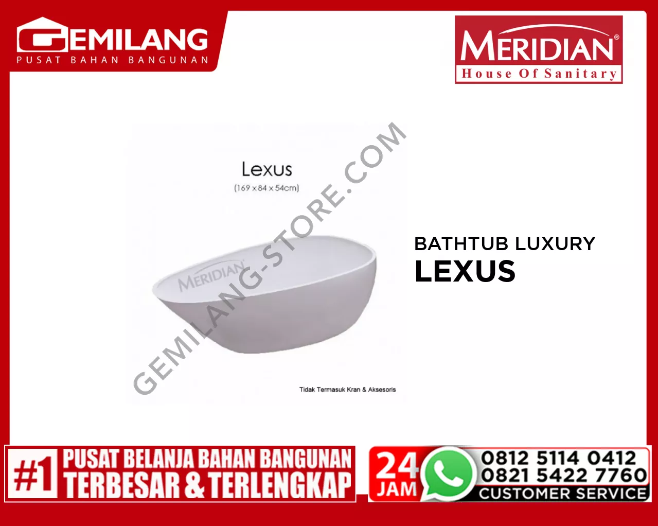 MERIDIAN BATHTUB LUXURY LEXUS