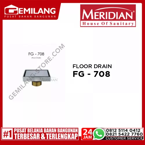 MERIDIAN FLOOR DRAIN FG-708 ( 12 x 12 )