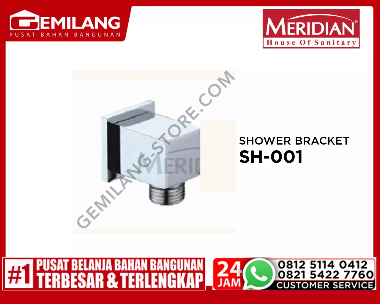MERIDIAN SHOWER CONNECTOR F-1002 CHC