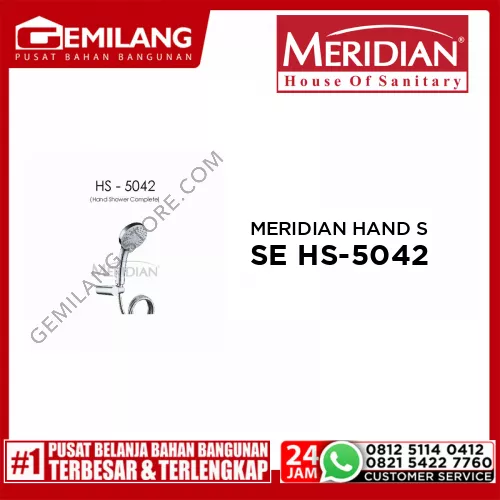 MERIDIAN HAND SHOWER + FLEXIBLE HOSE HS-5042
