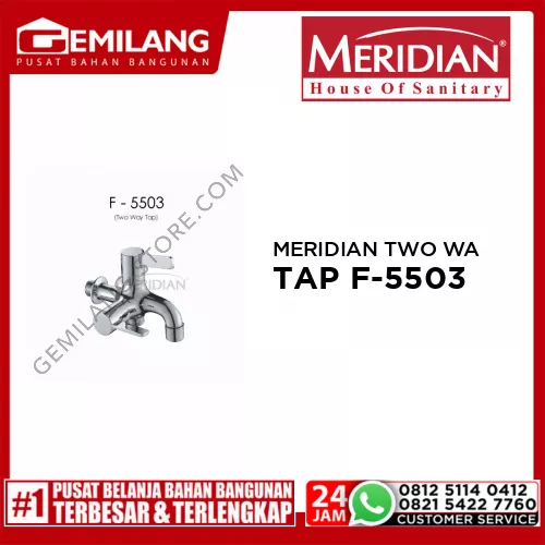 MERIDIAN TWO WAY TAP F-5503