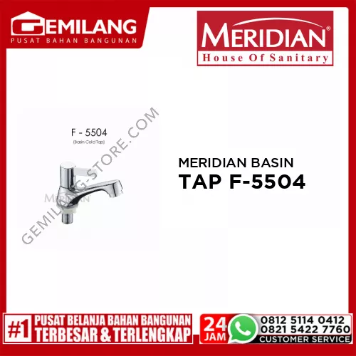 MERIDIAN BASIN COLD TAP F-5504