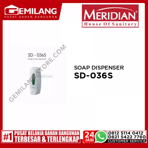 MERIDIAN SOAP DISPENSER SINGLE SD-036S