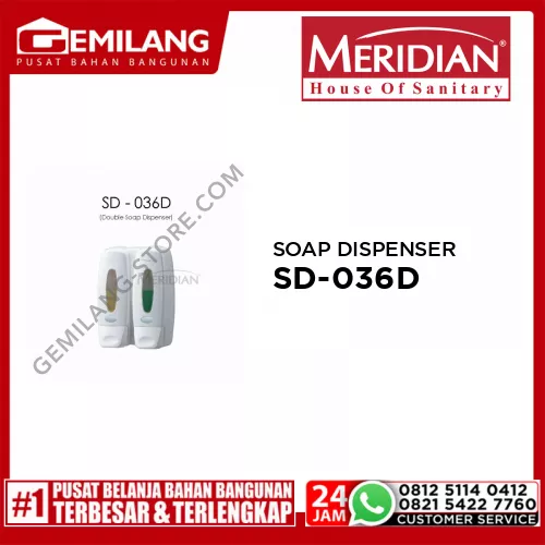 MERIDIAN SOAP DISPENSER DOUBLE SD-036D