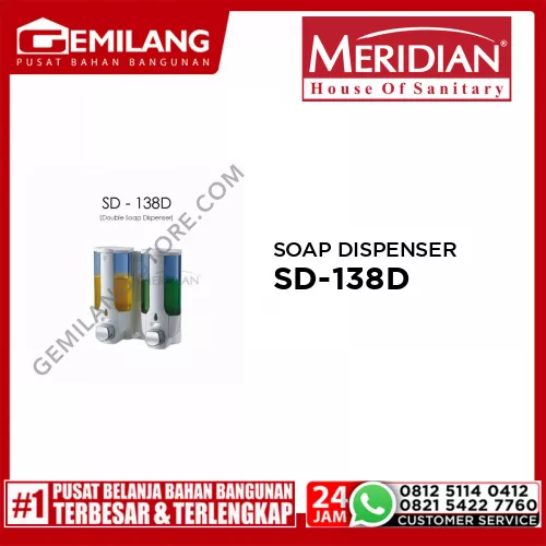 MERIDIAN SOAP DISPENSER DOUBLE SD-138D