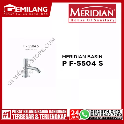 MERIDIAN BASIN COLD TAP F-5504 S
