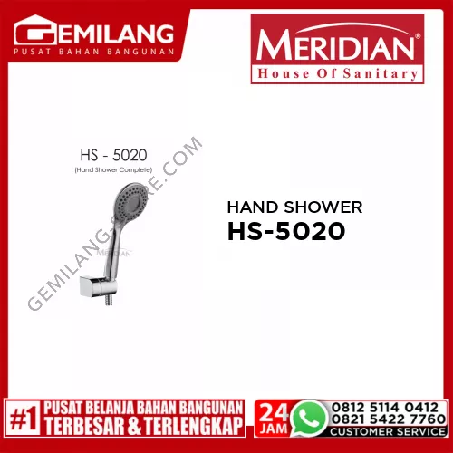 MERIDIAN HAND SHOWER + FLEXIBLE HOSE HS-5020